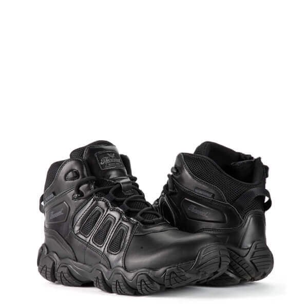 Front and back view of crosstrex polishable toe, BBP waterproof safety toe
