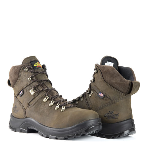 Front and back view of the American union series waterproof 6" boot