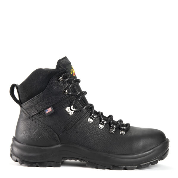Side view of the American union series waterproof 6" boot