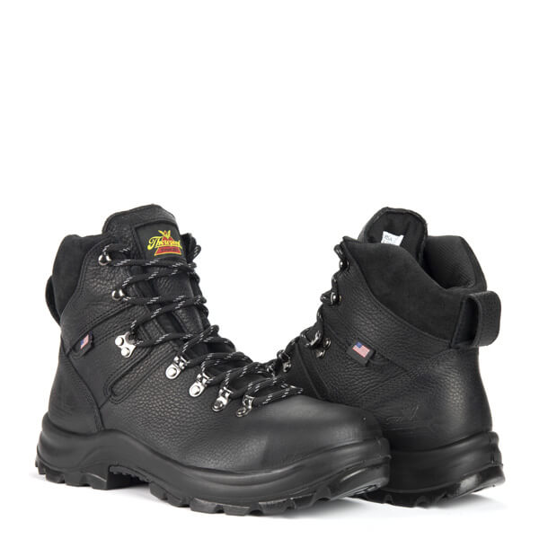 Front and back view of the American union series waterproof 6" boot