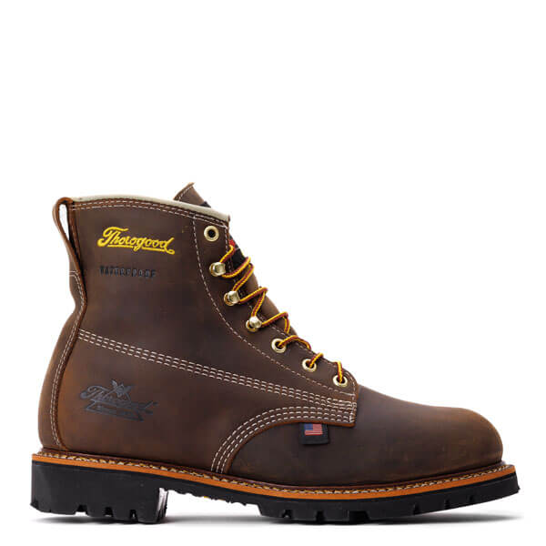 Side view of American Heritage insulated waterproof 6" boot