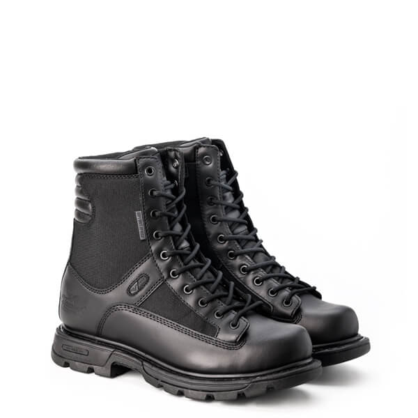Pair shot of Genflex2 series waterproof 8" black boot