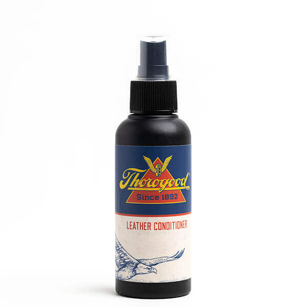 Front view of the leather conditioner boot care product