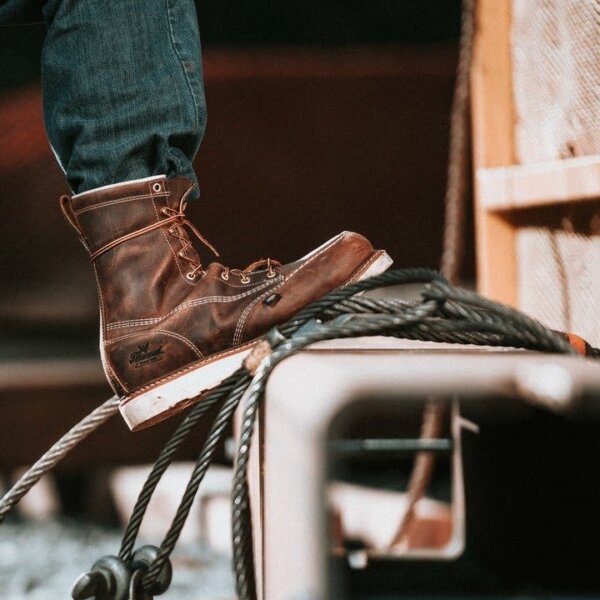 Workers with physically demanding jobs rely on boots like the 1957 series for arch support and cushioning, which help prevent plantar fasciitis and Achilles tendinitis.