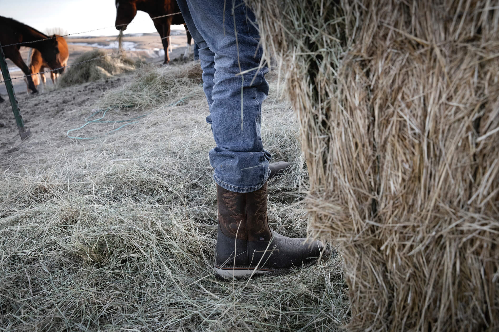 wellington work boots