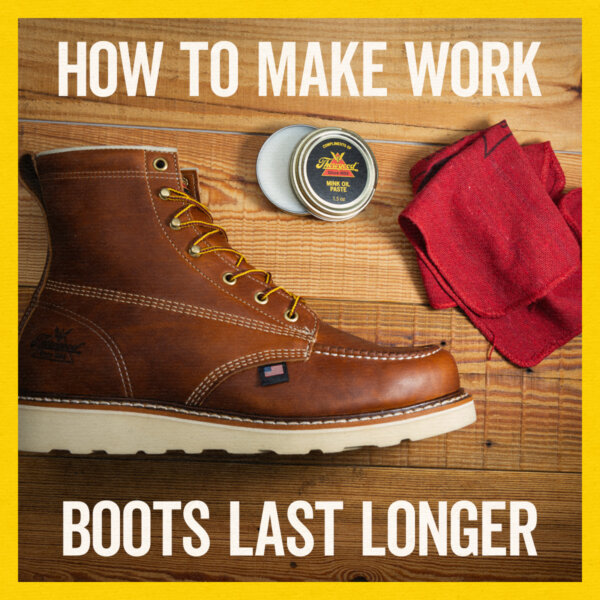 How to make work boots last longer