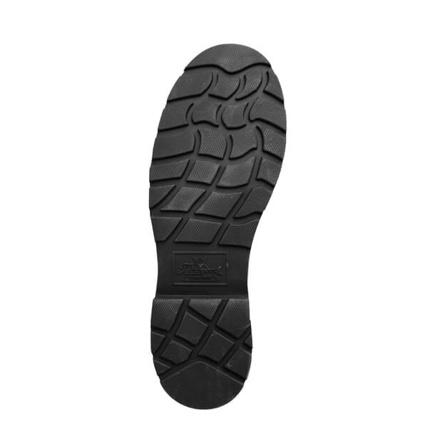 Bottom sole view of iron river series waterproof 6" safety toe